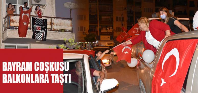 BAŞKAN ERDEM CEYHAN’I DOLAŞTI, BAYRAM COŞKUSU BALKONLARA TAŞTI