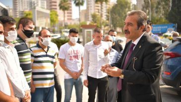 ÇETİN, VATANDAŞLARI İŞ GÖRÜŞMESİNE UĞURLADI