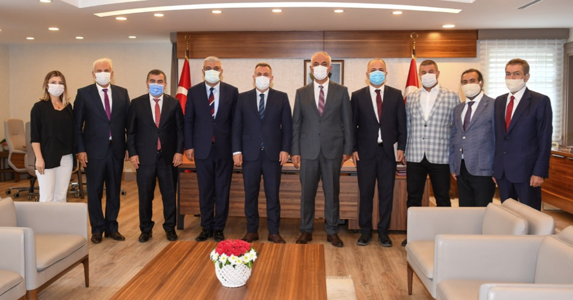 VALİ ELBAN’A AHİLİK HAFTASI ZİYARETİ