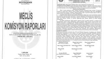 BELEDİYE MECLİS KARARLARI GAZETELERDE YAYINLANACAK.