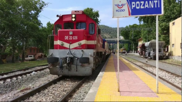 ADANA- POZANTI- KONYA TRENİ SEFERE BAŞLADI