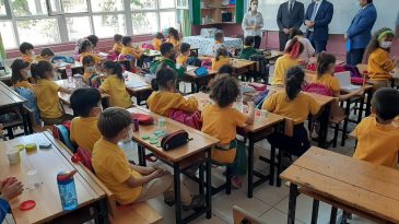 ÖĞRENCİLER DERS BAŞI YAPTI.