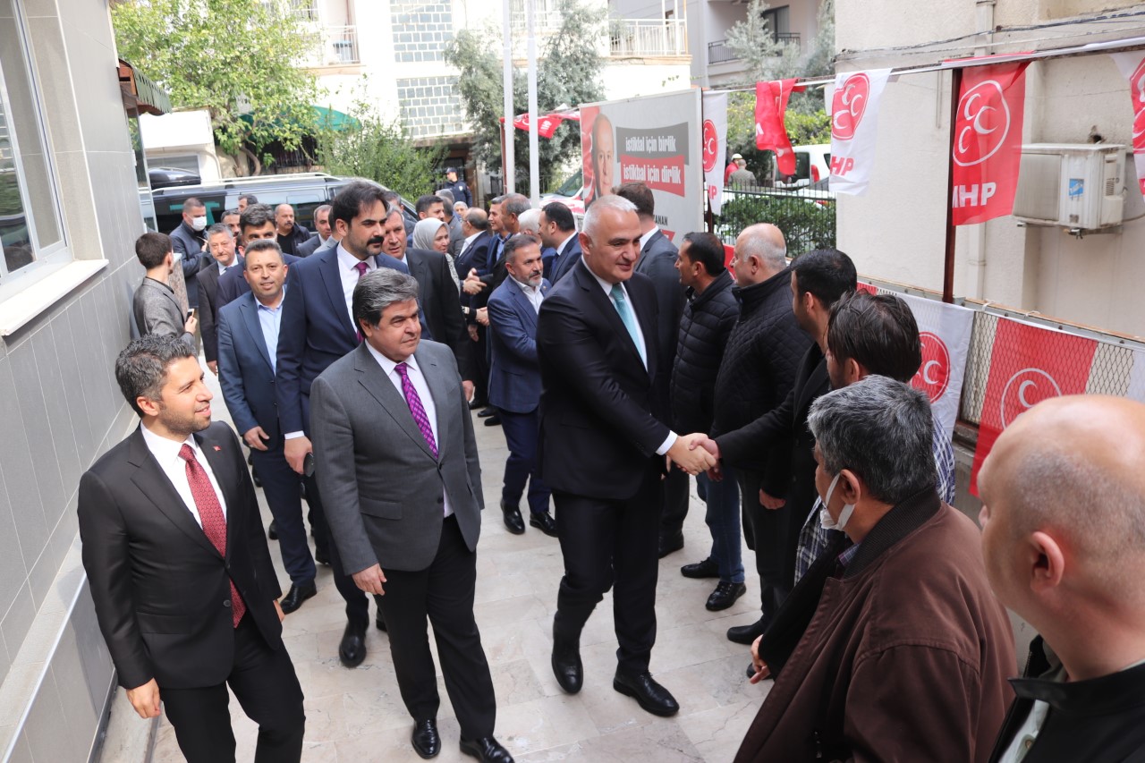BAKAN ERSOY’DAN  MHP ADANA İL’E ZİYARET