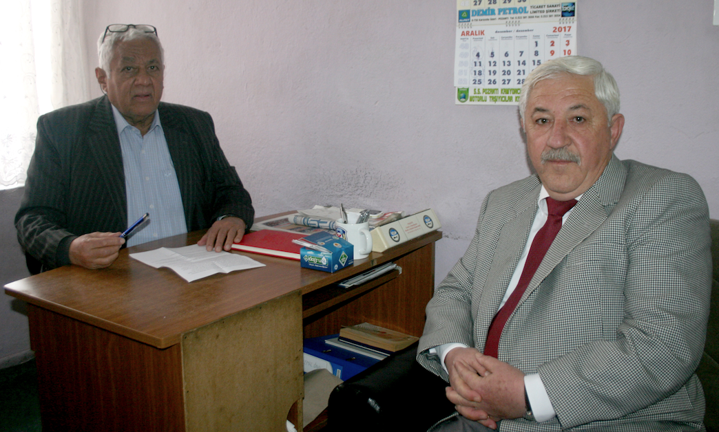 ŞOFÖRLER ODASINDAN KAYMAKAMA ZİYARET