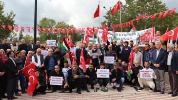 “POZANTI’LIDAN İSRAİL’E TEPKİ YÜRÜYÜŞÜ”