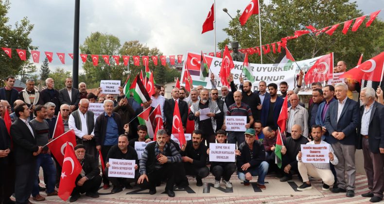 “POZANTI’LIDAN İSRAİL’E TEPKİ YÜRÜYÜŞÜ”