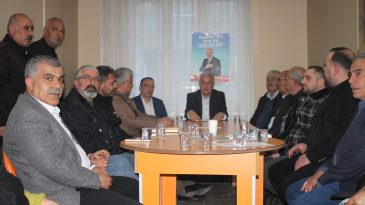 BAŞKAN ADAYI EROĞLU CHP ÖĞRÜTÜ İLE BİRLİKTE SAHALARDA