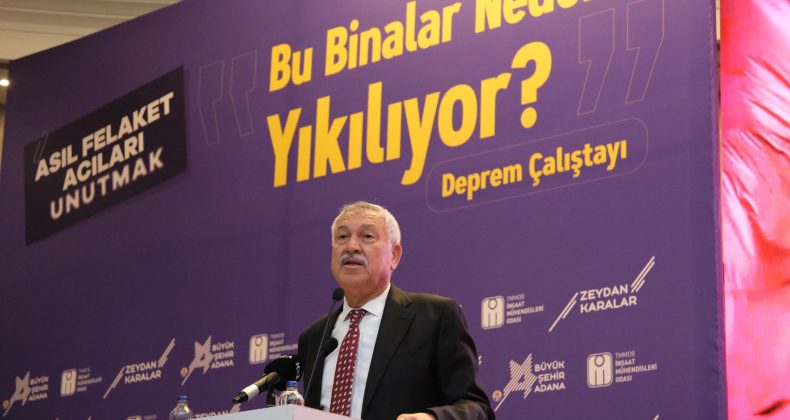 Başkan Zeydan Karalar, “Adana’yı depreme dirençli kent haline getirmeye kararlıyız.