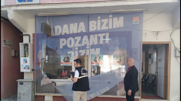 CHP İLÇE BİNASINA SALDIRI