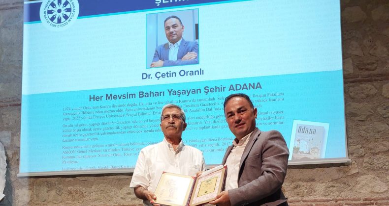TYB’DEN ORAN’LIYA YILIN ÖDÜLÜ