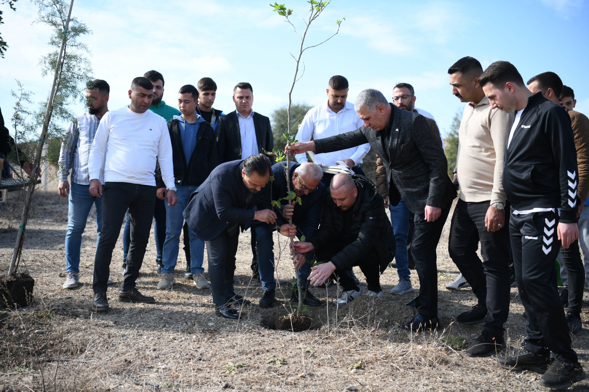 BAHÇELİ TALİMAT VERDİ YÜZLERCE ÇINAR DİKİLDİ
