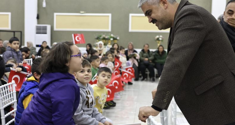 BELEDİYE BAŞKAN AMCALARI ÇOCUKLARLA BERABERDİ…