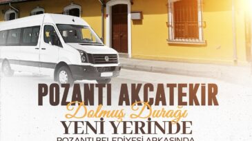 AKÇATUR DOLMUŞLARI YENİ YERİNDE HİZMETE BAŞLADI