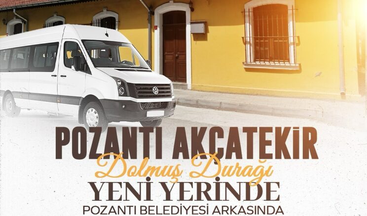 AKÇATUR DOLMUŞLARI YENİ YERİNDE HİZMETE BAŞLADI