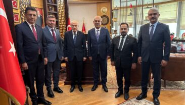 ADANA’LI BAŞKANLAR DEVLET BAHÇELİ’NİN HUZURUNDA