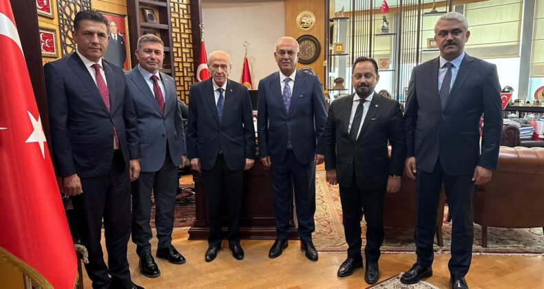 ADANA’LI BAŞKANLAR DEVLET BAHÇELİ’NİN HUZURUNDA