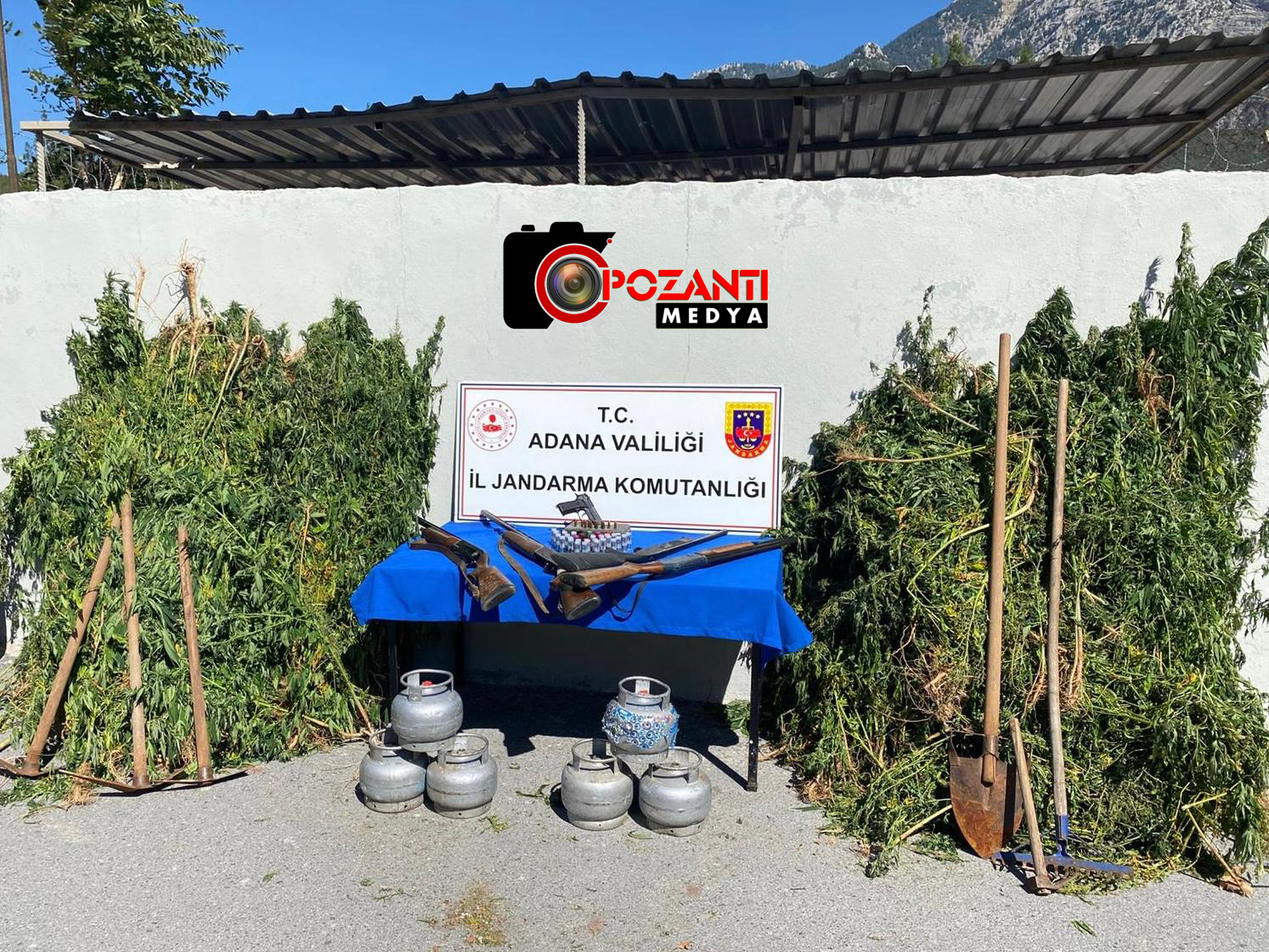 POZANTI’DA  JANDARMADAN UYUŞTURUCU OPERASYONU