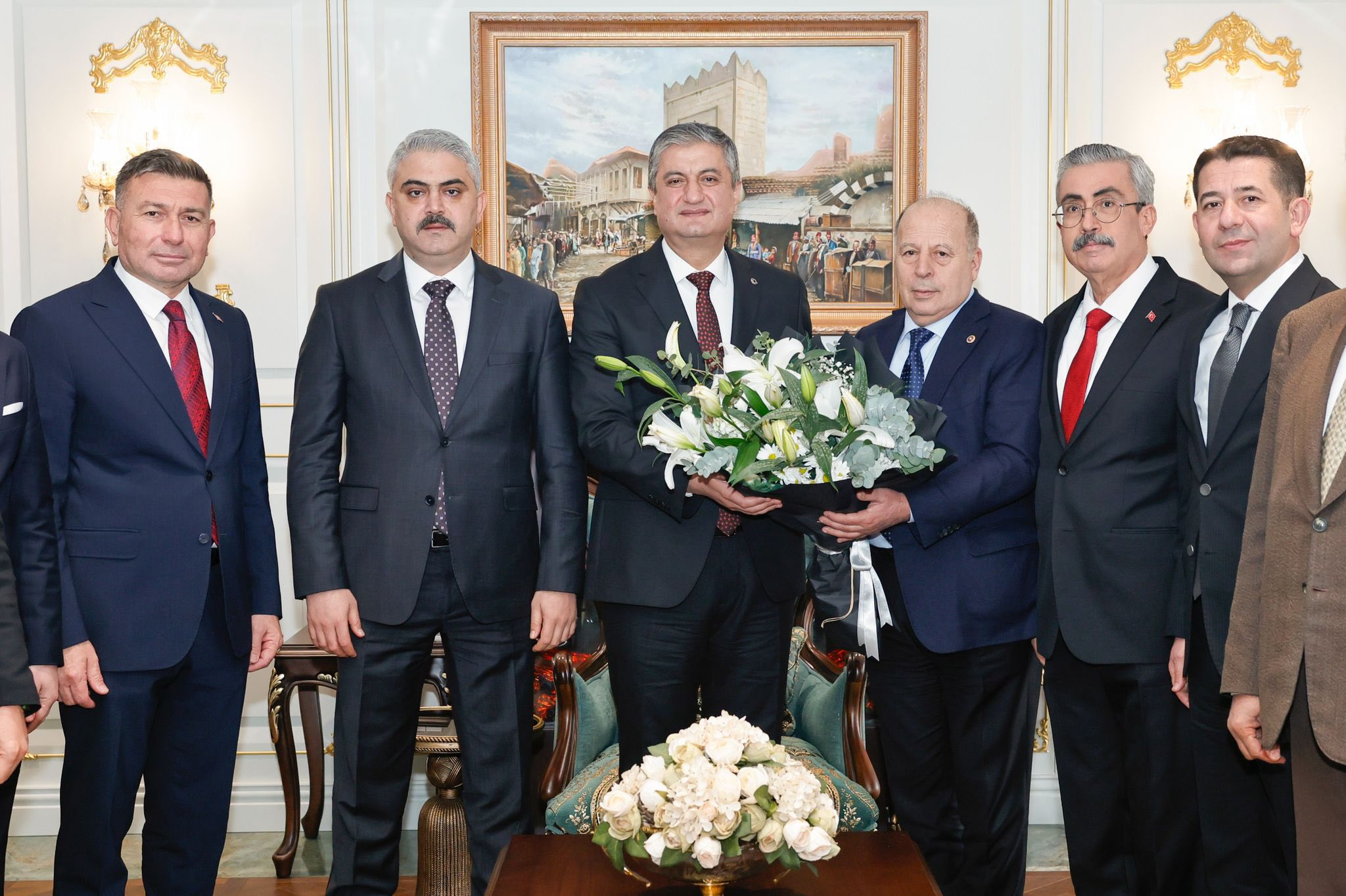 VALİ YAVUZ BAŞKANLARI KONUK ETTİ