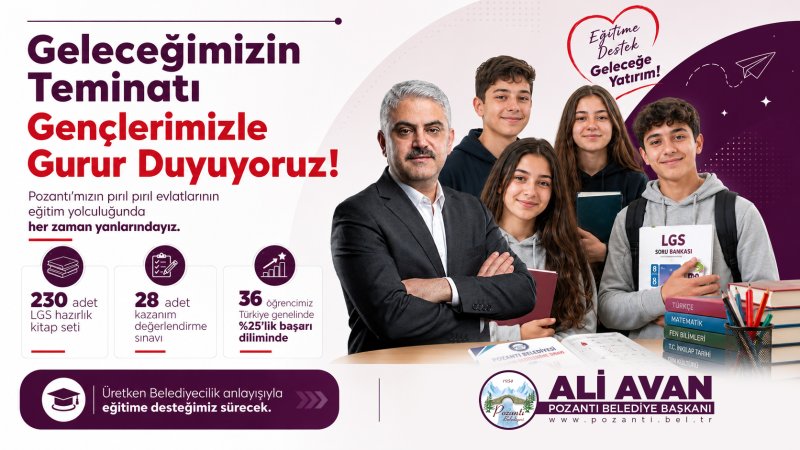  BAŞKAN ALİ AVAN: “ EĞİTİME DESTEĞİMİZ ARTARAK DEVAM EDECEK”