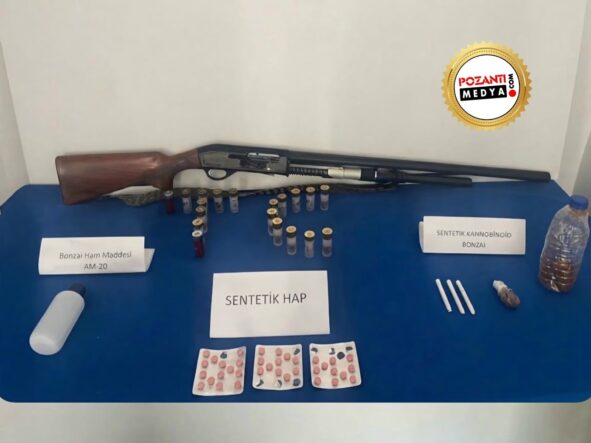 POZANTI’DA GENİŞ KAPSAMLI UYUŞTURUCU OPERASYONU